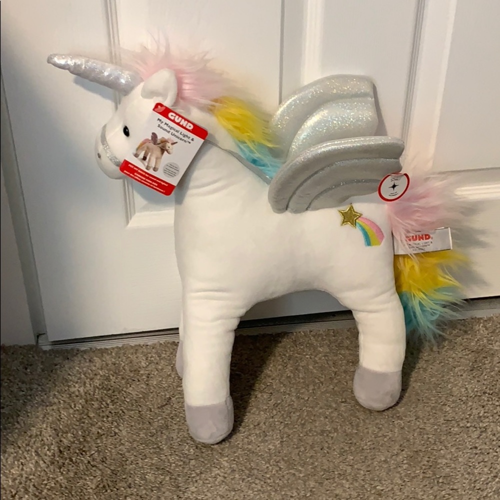 Gund my magical light and sound unicorn